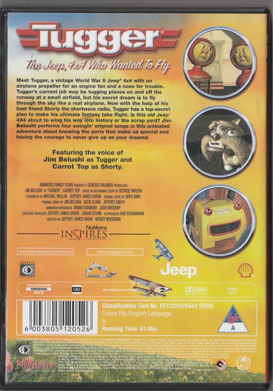 Tugger The Jeep 4x4 who wanted to fly