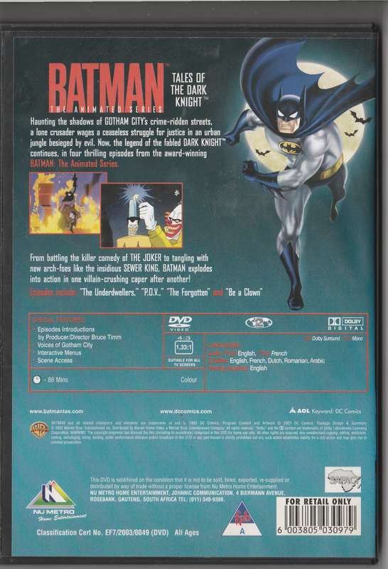 Batman: The animated series - Tales of the Dark Knight