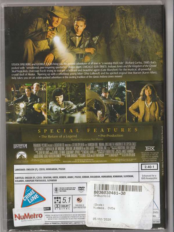 Indiana and the Kingdom of The Crystal Skull