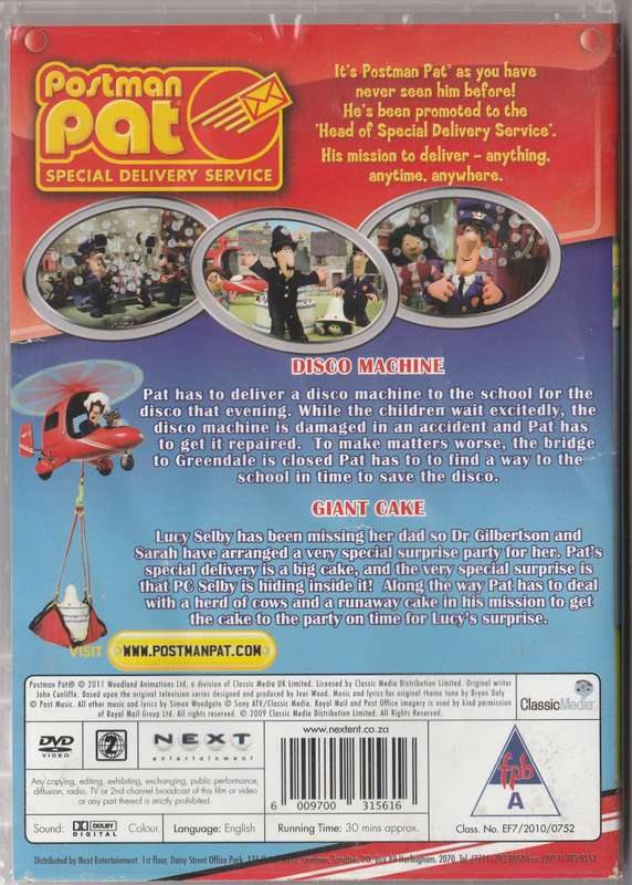 Postman Pat special delivery service - A giant cake
