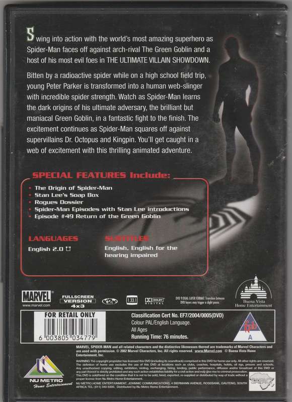 Spider-man The ultimate villain showdown