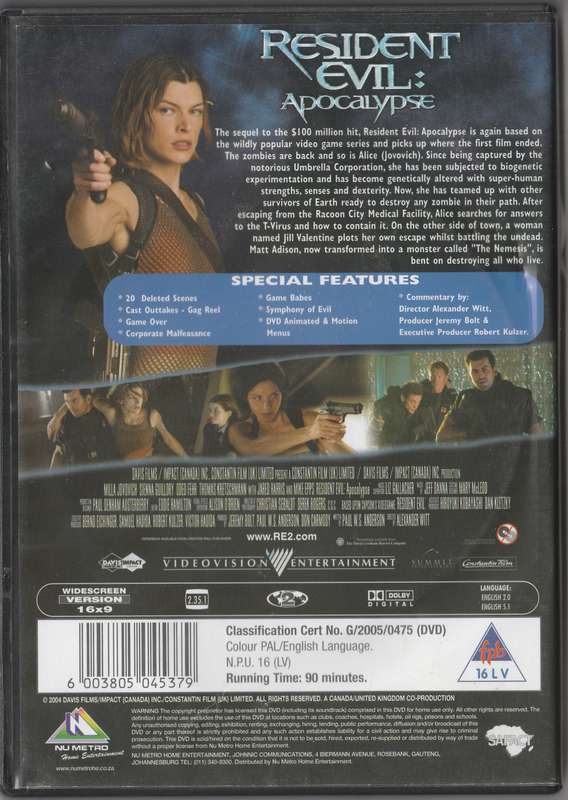 Resident Evil: Apocalypse