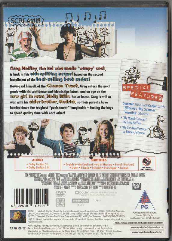 Diary of a Wimpy Kid: Rodrick Rules