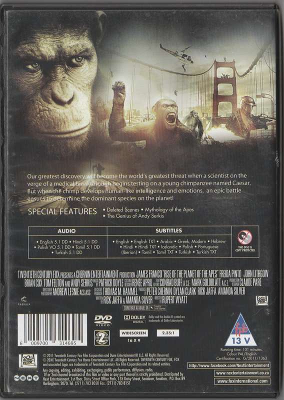 Rise of the Planet of the Apes