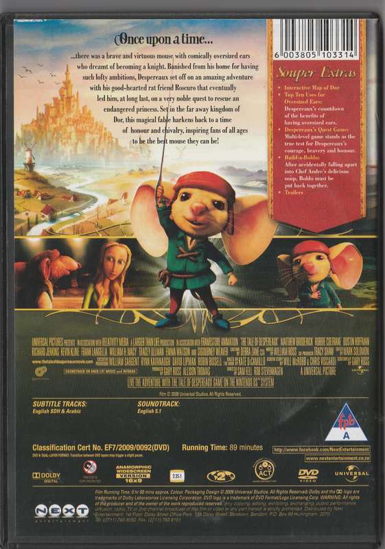 The tale of Despereaux