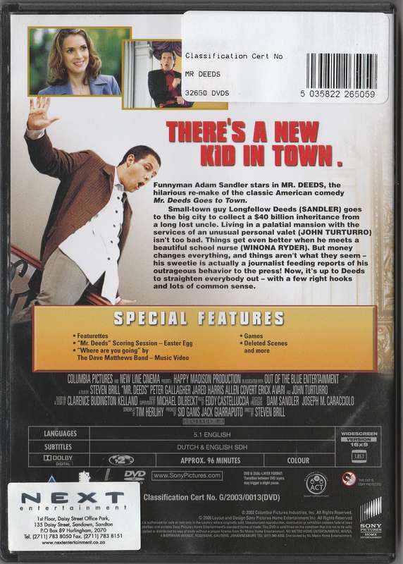 Mr. Deeds