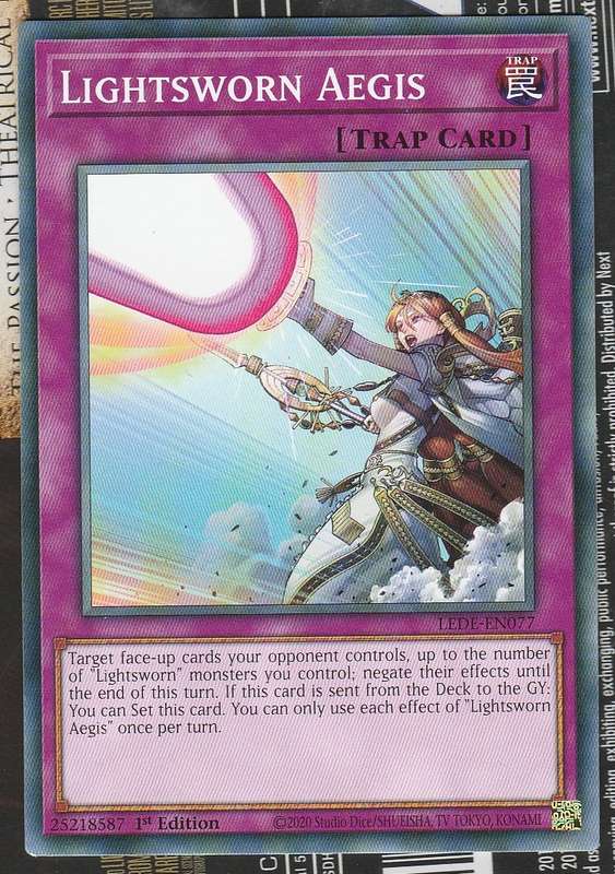 Yu-Gi-Oh! Legacy of destruction Lightsworn Aegis