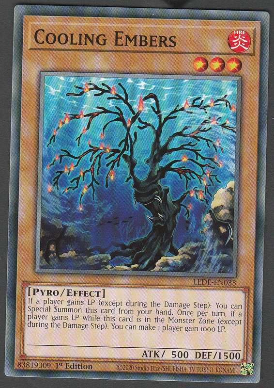Yu-Gi-Oh! Legacy of destruction Cooling Embers