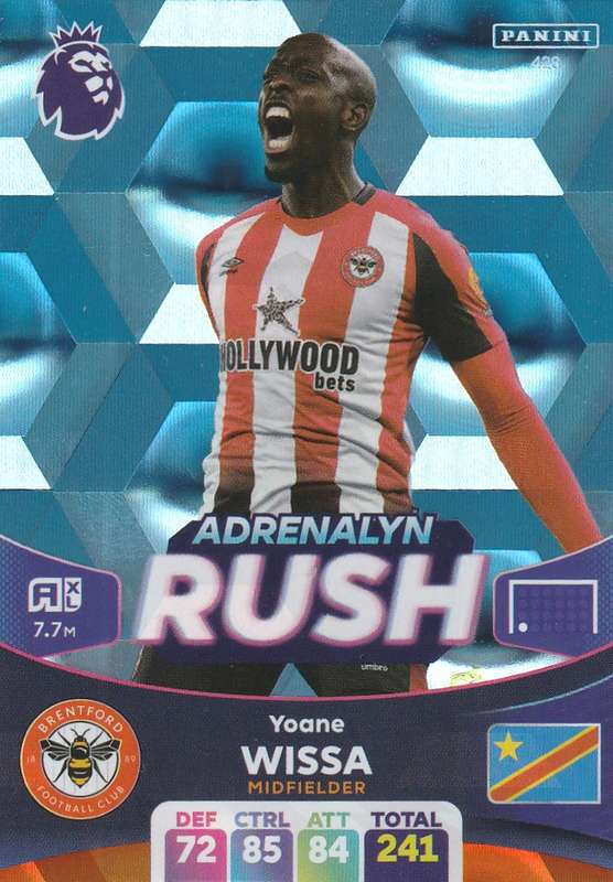 Premier League Adrenalyn XL Adrenalyn Rush Yoane Wissa