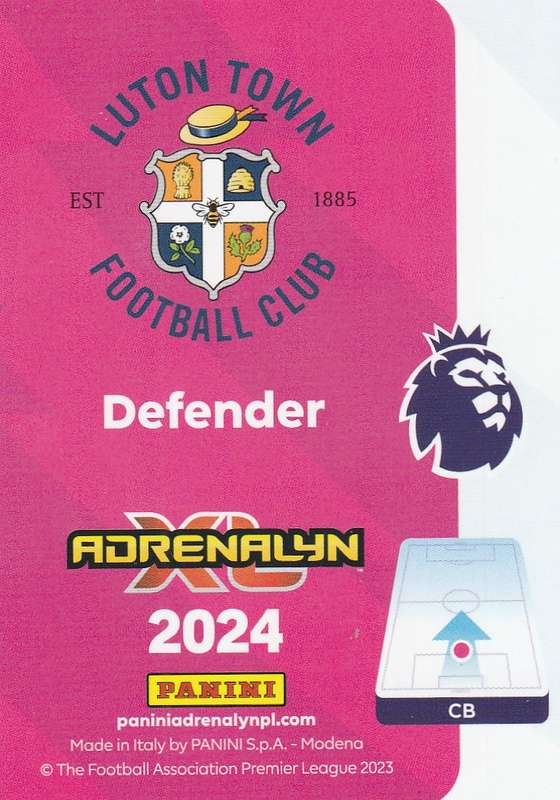 Premier League Adrenalyn XL Dan Potts