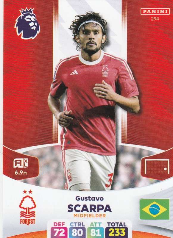 Premier League Adrenalyn XL Gustavo Scarpa