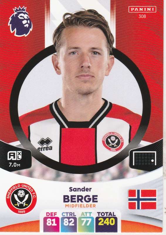 Premier League Adrenalyn XL Sander Berge