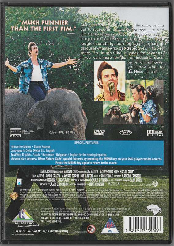 Ace Ventura When Nature calls