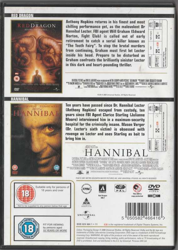 Red Dragon/ Hannibal
