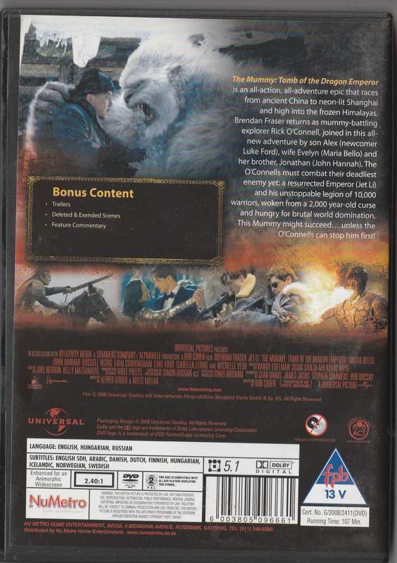 The Mummy: Tomb of the Dragon Emperor