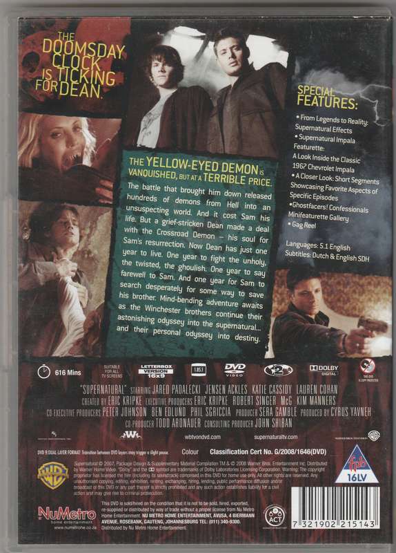 Supernatural The complete third season