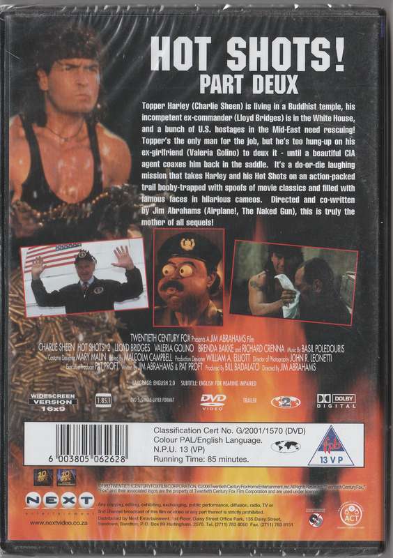 Hot Shots part Deux! ( New and sealed)