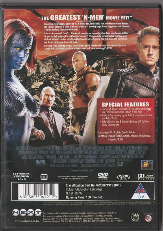 X-men The last stand