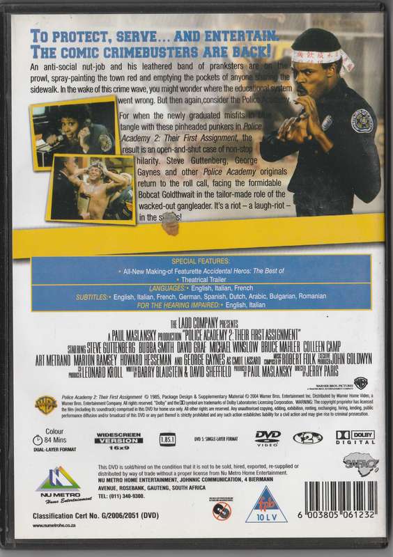 Police Academy 2 Their first assignment