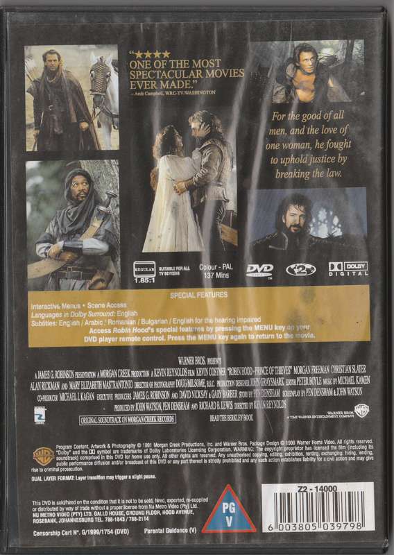 Robin Hood Prince of Thieves