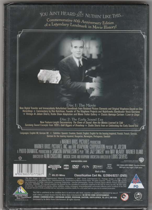 The Jazz Singer ( New and sealed)