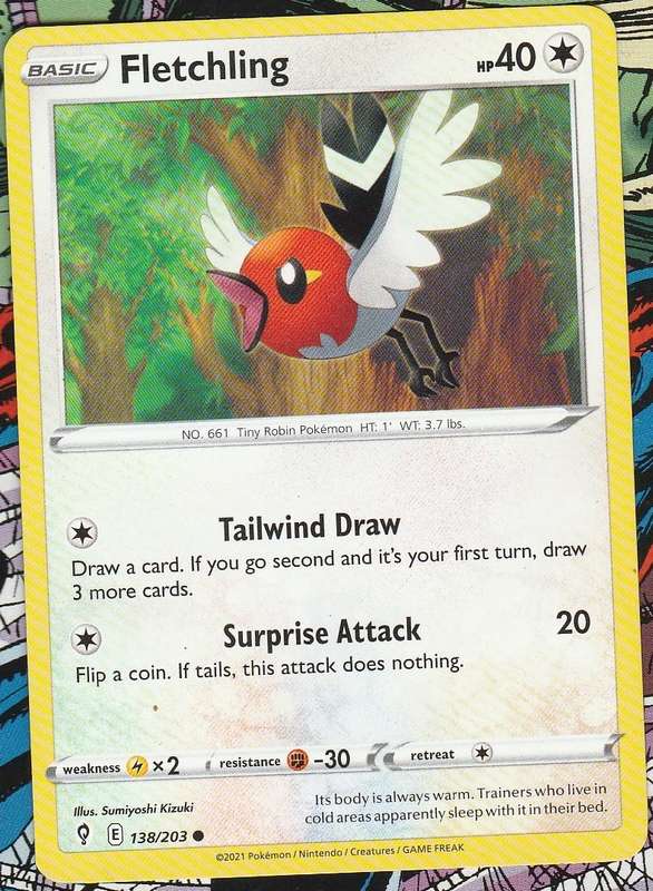 Fletchling Evolving skies