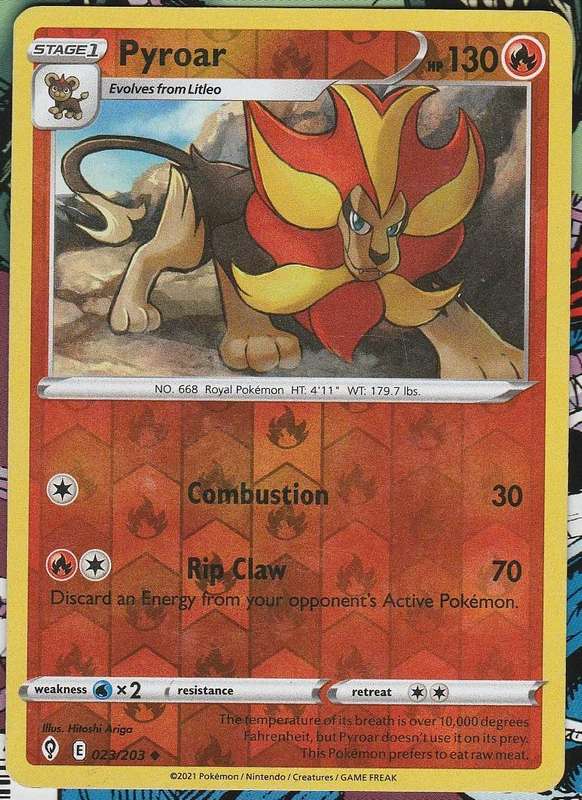 Pyroar Evolving skies