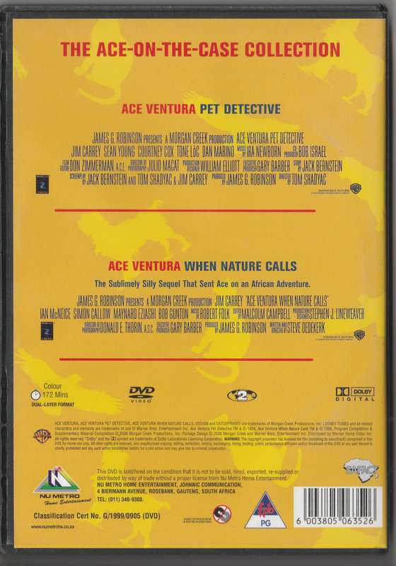 Ace Ventura Pet Detective/ When Nature Calls