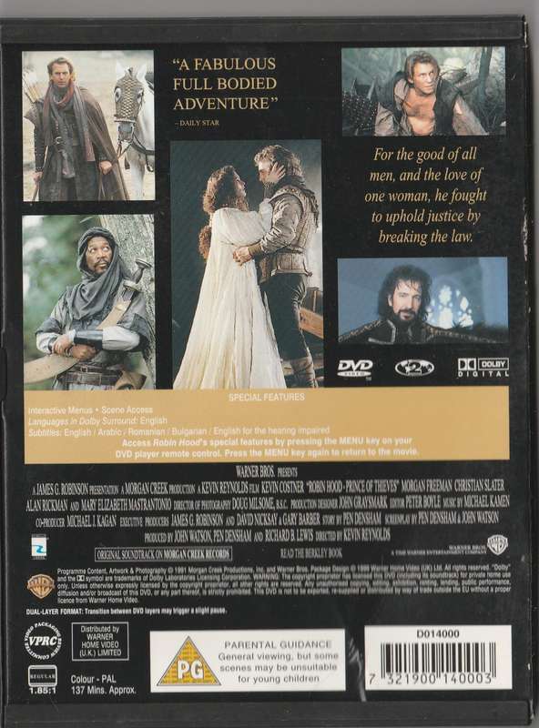 Robin Hood Prince of Thieves