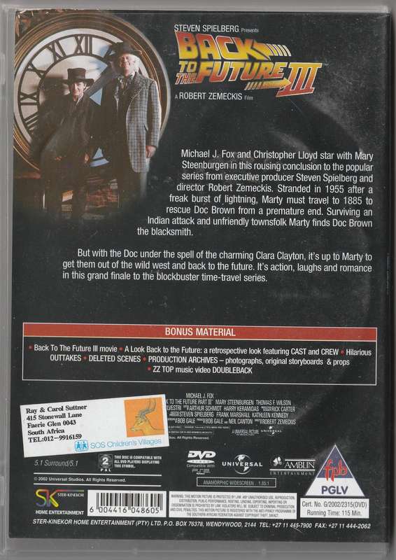 Back to the Future part 3