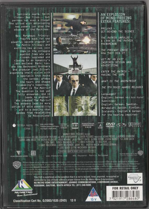 The Matrix Reloaded