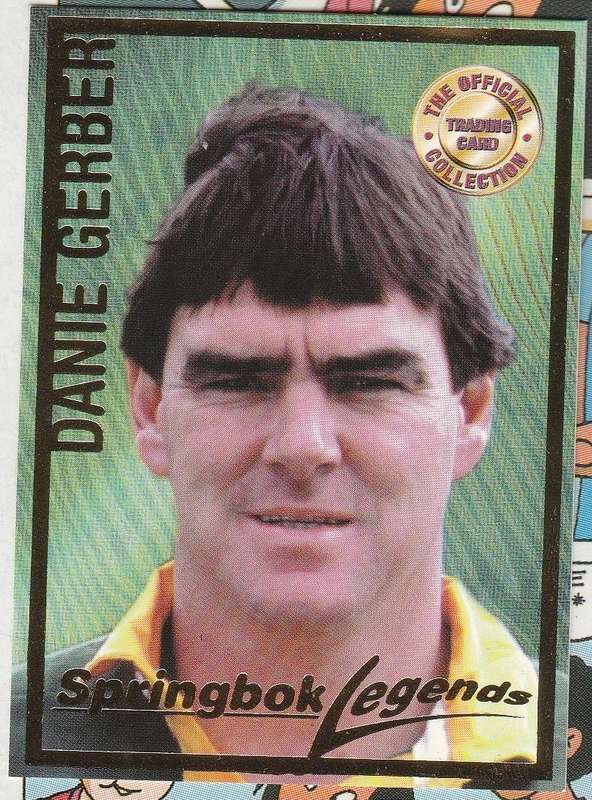 Danie Gerber Springbok Legends RUGBY 1997 Collection