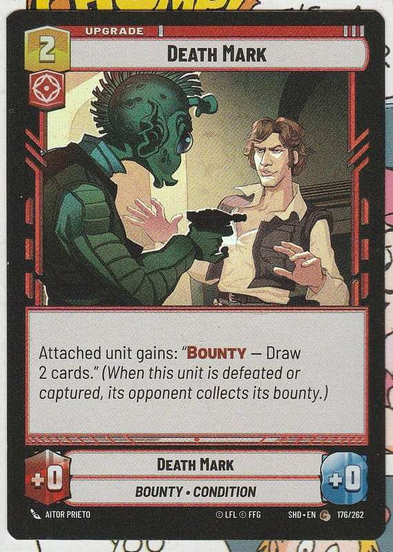 Star Wars unlimited shadows of the Galaxy Death Mark foil