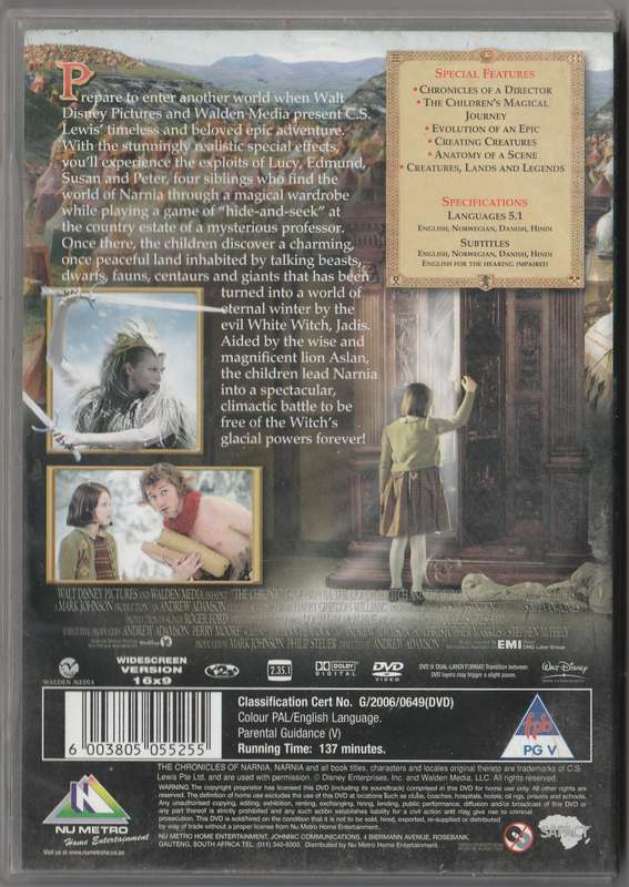 The Chronicles of Narnia: The Lion The Witch And The Wardrobe