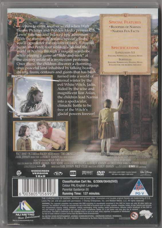 The Chronicles of Narnia: The Lion The Witch And The Wardrobe