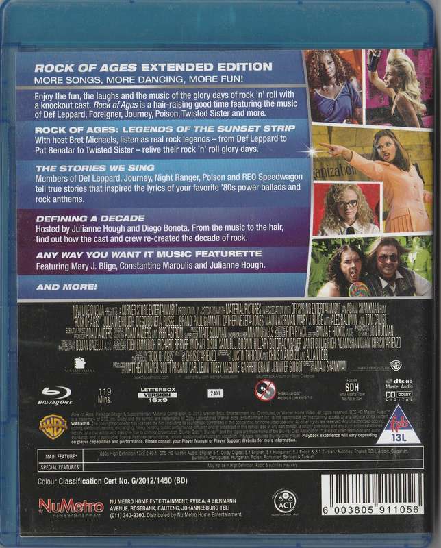 Rock of Ages (Blu-Ray)