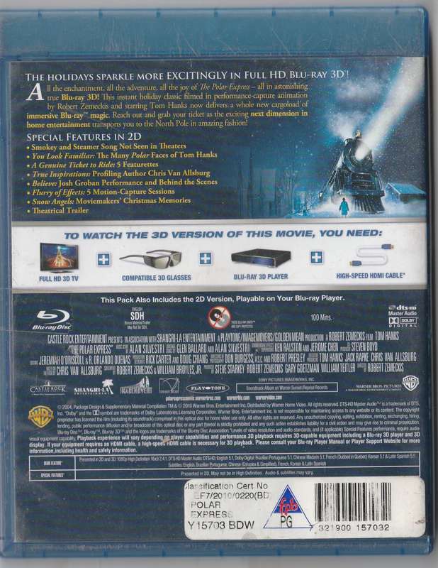 Polar Express (3D Blu-Ray)