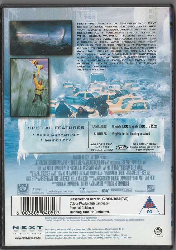 The day after tomorrow
