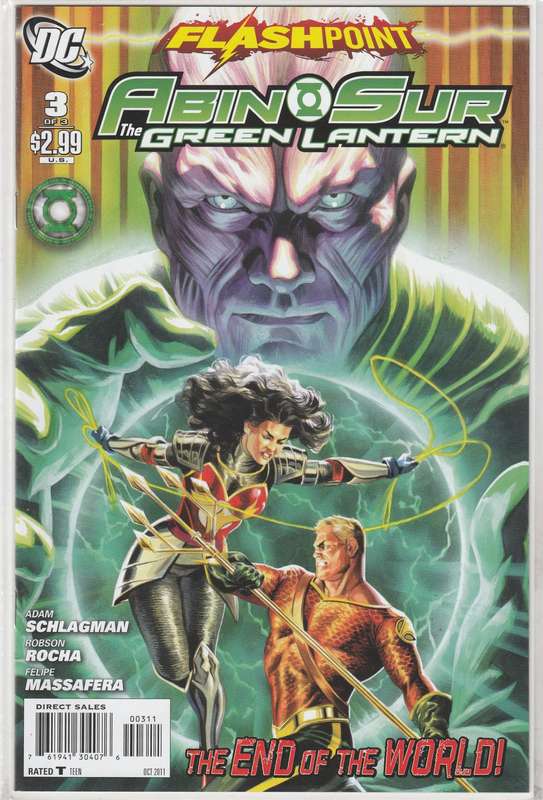 Flashpoint: Abin Sur #1-3 (2011) Set