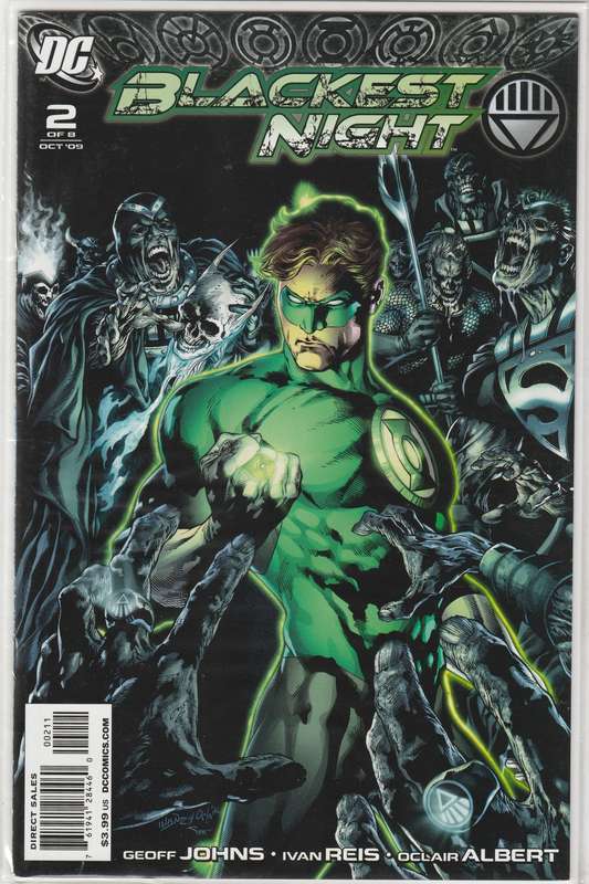 Blackest Night #1-8 (2009) set