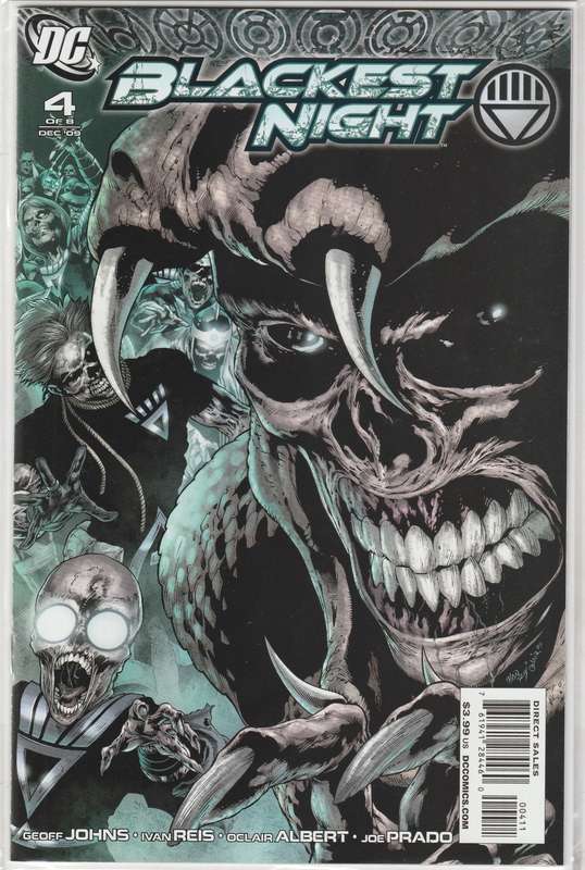 Blackest Night #1-8 (2009) set