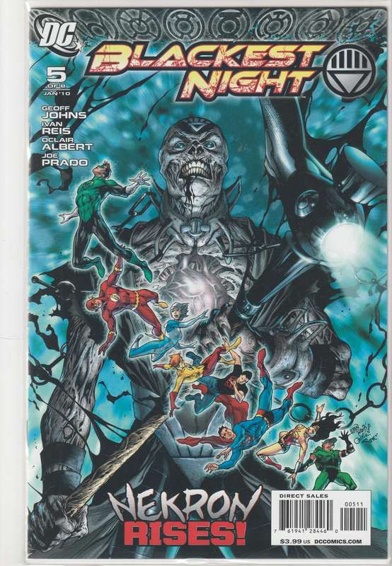 Blackest Night #1-8 (2009) set
