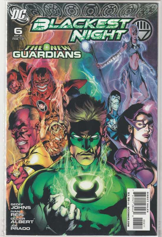 Blackest Night #1-8 (2009) set