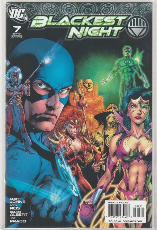Blackest Night #1-8 (2009) set