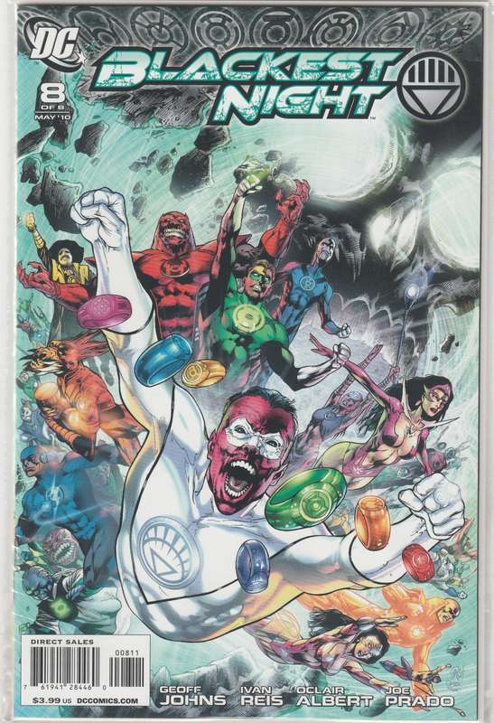 Blackest Night #1-8 (2009) set