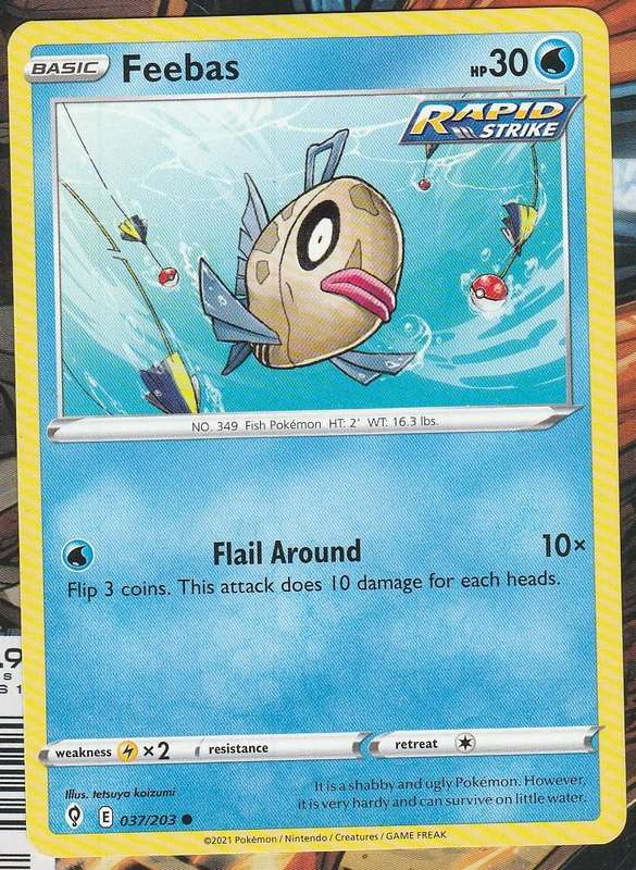 Pokemon Evolving Skies - Feebas