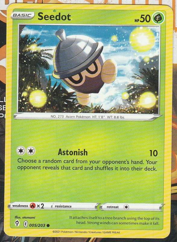 Pokemon Evolving Skies - Seedot