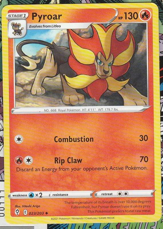 Pokemon Evolving Skies - Pyroar