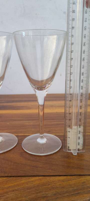 3 Martini glasses