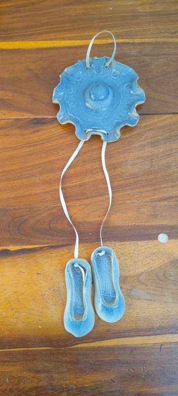 Blue wall hanging/ decor ornament